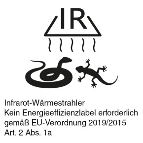 ReptiCare Infrarot-Wärmelampe: Gleichmäßige Sonnenzone für Reptilien – 60 Watt