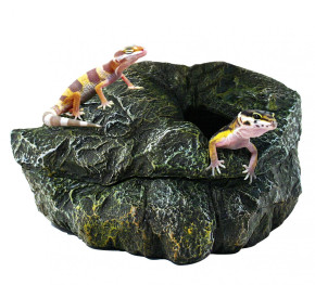 Zoo Med Repti Shelter: Multifunktionale Felsenhöhle für Terrarien - S- 17,5 x 15 x 13,5 cm Ø 15 cm