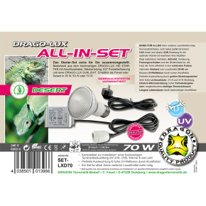 Dragon-Lux Sunlight All-in-Set – UV-Lichtsystem Reptilien