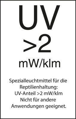 Repti Heatsun Terrarienlampe: Vollspektrum UV-Strahlung - 100 Watt