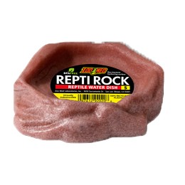 Zoo Med Repti Rock Robuster Reptilien-Wassernapf - Ideal für jedes Terrarium - 10 x 9 x 3 cm