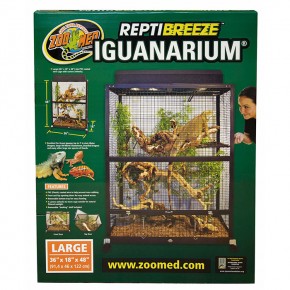 Einfacher Aufbau: Zoo Med ReptiBreeze Iguanarium - Perfekt für Terrarien-Liebhaber - 91,4 x 46 x 122 cm