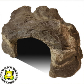 Dragon Terrarien Felshöhle: Natürliche Dekoration für Reptilien & Amphibien - Granite, XXL BTH 44 x 28 x 15 cm