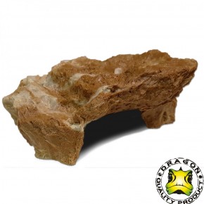 Dragon Terrarien Felshöhle: Natürliche Dekoration für Reptilien & Amphibien - Sandstein, Large BTH 25 x 22 x 10 cm