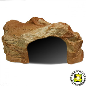 Dragon Terrarien Felshöhle: Natürliche Dekoration für Reptilien & Amphibien - Sandstein, XXL BTH 44 x 28 x 15 cm